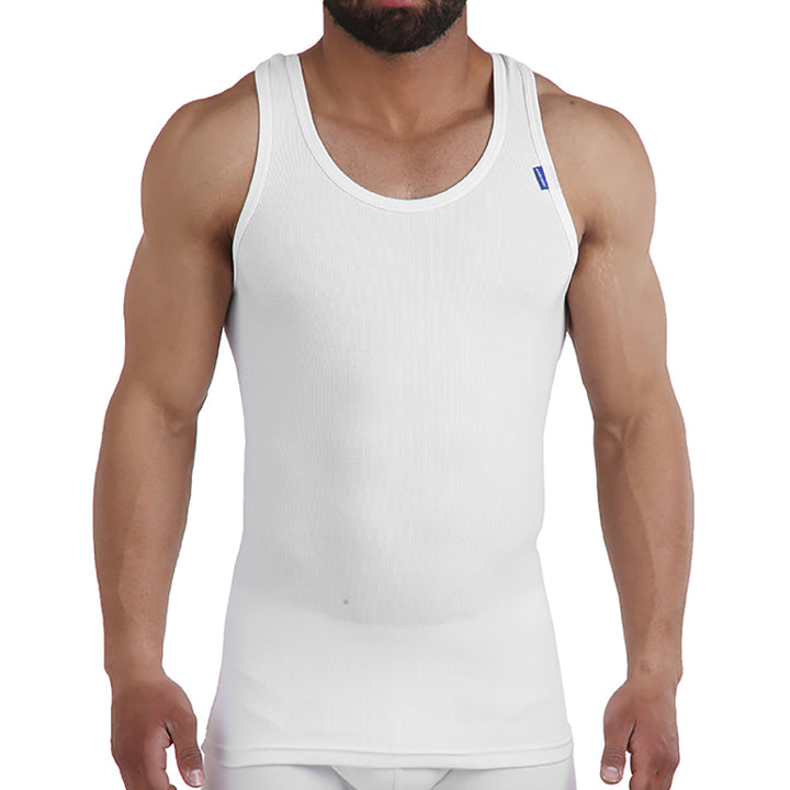 فانلة حمالة مضلع-DERBY SINGLET لون ابيض embrator