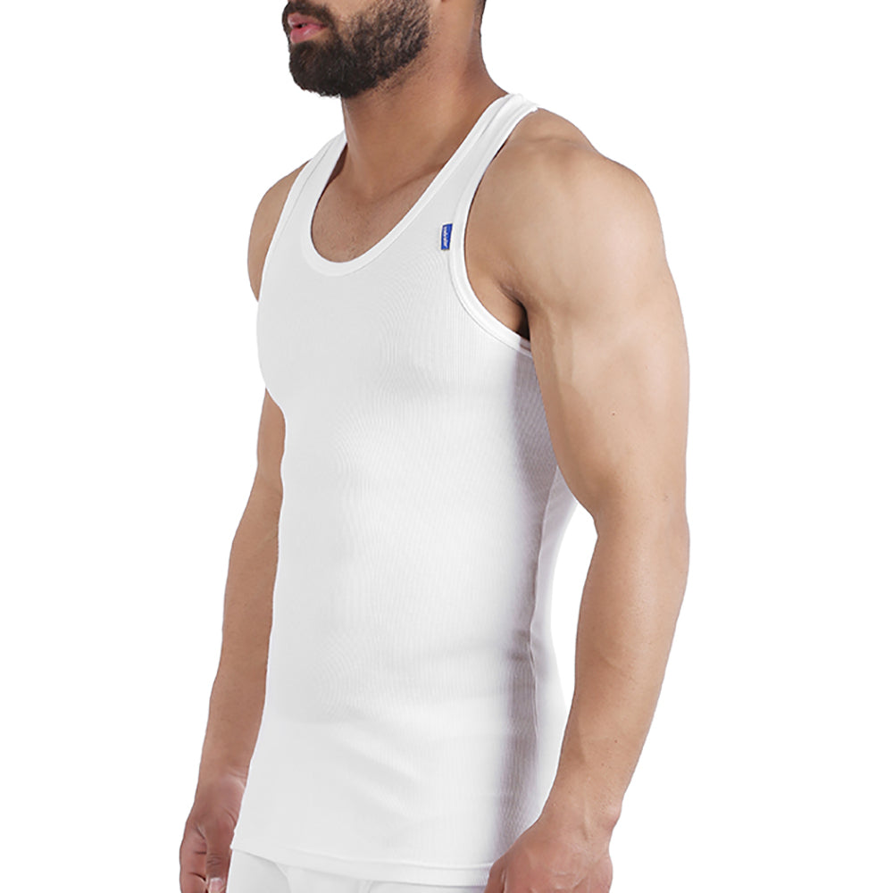 فانلة حمالة مضلع-DERBY SINGLET لون ابيض embrator