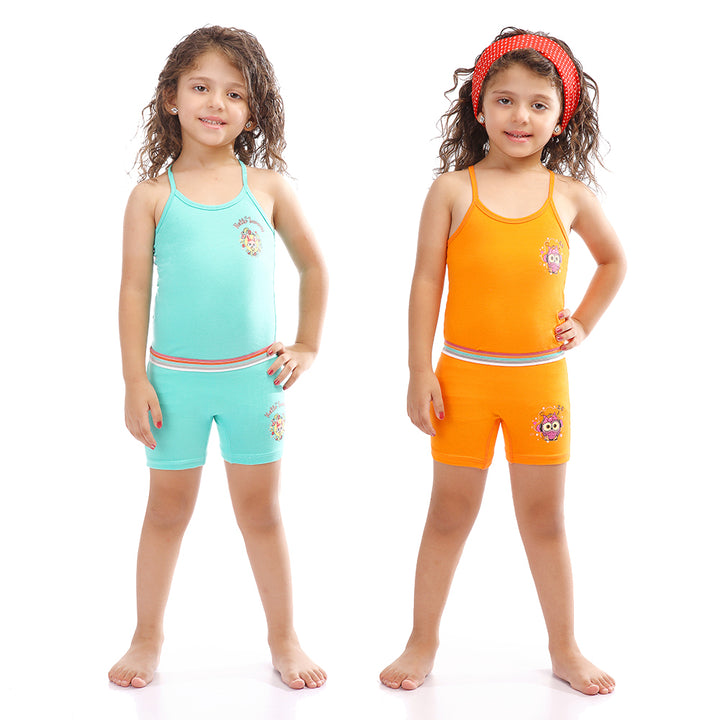 set girls top x +short pack of 2